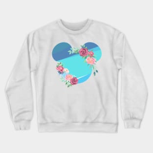 Toothpaste Wall Floral Mouse Crewneck Sweatshirt